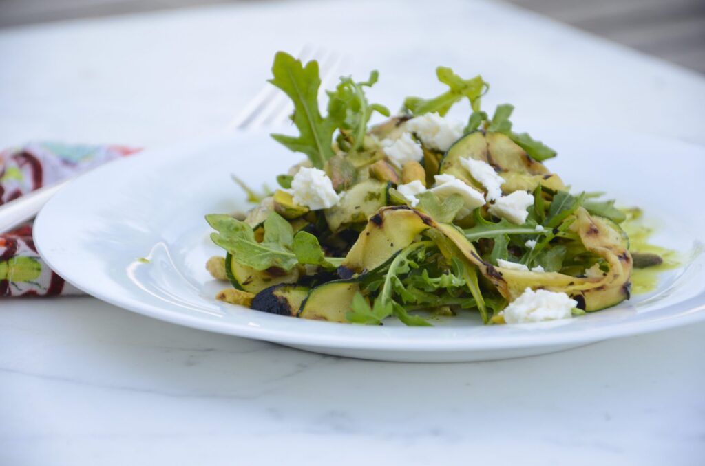 grilled zucchini salad